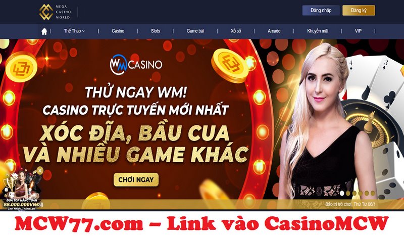Link Vào Mcw77.com Mới Nhất Không Bị Chặn 2026